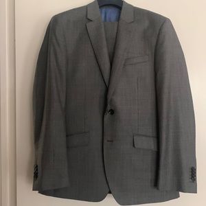 TM Lewin grey suit jacket and pants